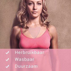 Anti Rimpel Decolleté Pad Herbruikbaar Hartvorm