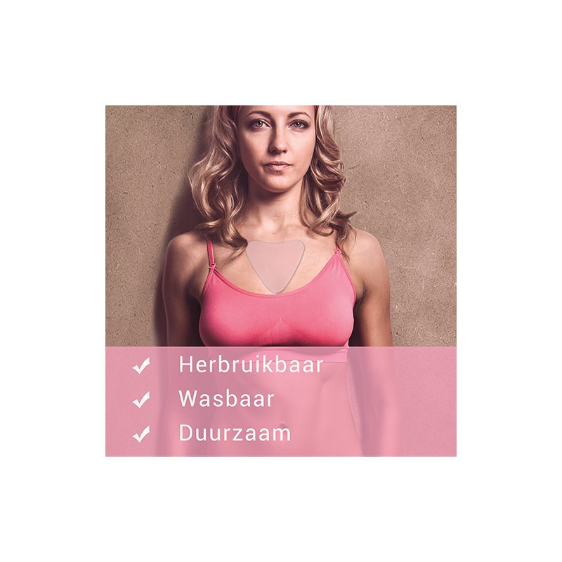 Anti Rimpel Decolleté Pad Herbruikbaar Hartvorm Anti Rimpel Decolleté Pad Herbruikbaar Hartvorm